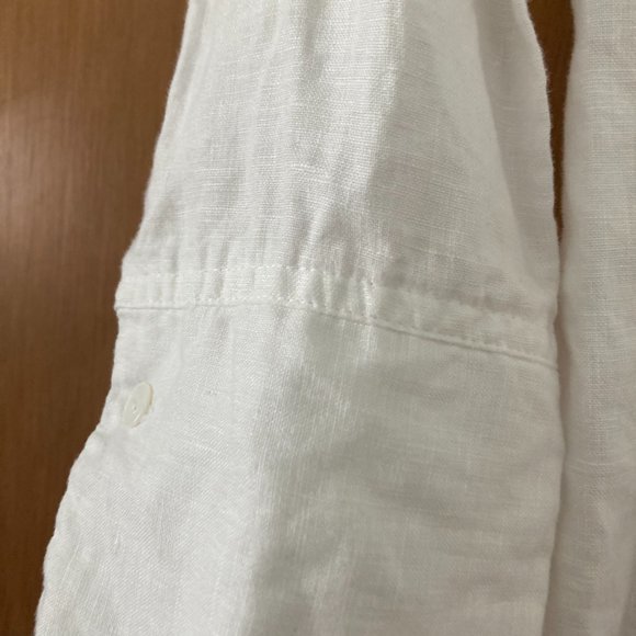 White Linen shirt - Tracy M - Picture 6 of 9